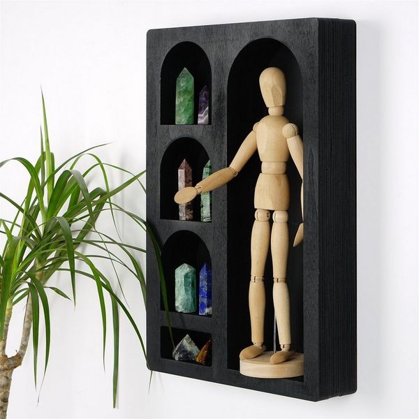 Skye Decor Wandregal 100% SOLID WOOD, 40 cm x 6 cm x 26 cm L1934