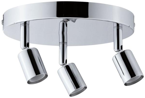 Paulmann 66747 Spotlight Carolina IP44 GU10 230V 3-flammig Chrom