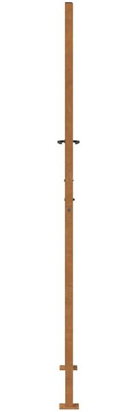 vidaXL Gartentor 100x200 cm Cortenstahl Helles Design 4100958 Bild 6