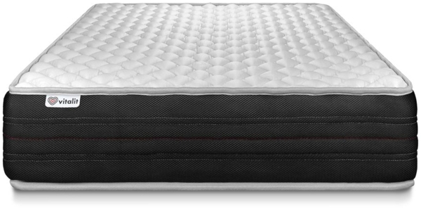 VITALMEMO ONE matratze 90x200 cm, Memory-Schaum, Härtegrad 4, Höhe : 24 cm, 3 Komfortzonen