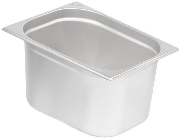Mahlzeit Thermobehälter GN Behälter 1/2, Höhe 200 mm, Edelstahl Gastronomiebehälter, Edelstahl, für Chafing Dish