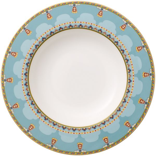 Villeroy & Boch Samarkand Aquamarin Suppenteller ø 24,8 cm 6er Set