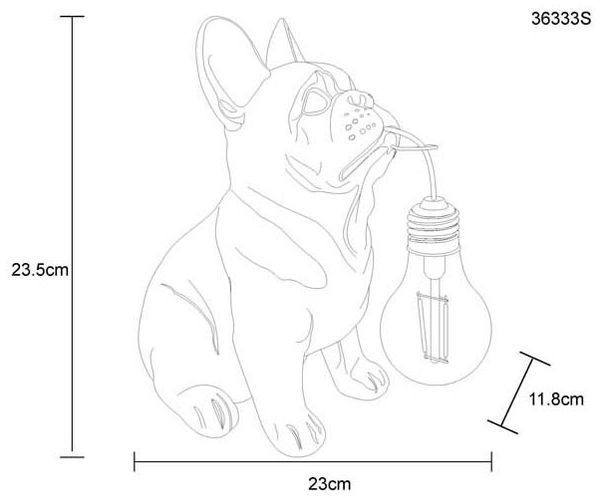 LED Solarleuchte, Kunststoff, Schwarz Matt, Hund, H 23,5 cm Bild 10
