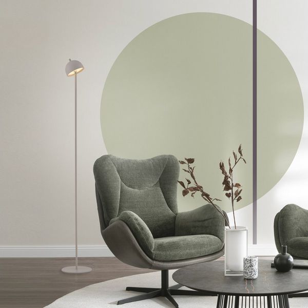 SCHÖNER WOHNEN-Kollektion LED Stehlampe BELLIS, USB-Ladefunktion, LED fest integriert, Warmweiß, SCHÖNER WOHNEN Kollektion, Touchdimmer, Memoryfunktion, IP54, Akku