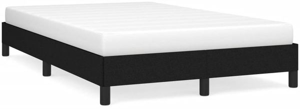 vidaXL Bettgestell ohne Matratze Schwarz 120x190 cm Stoff 379484 Bild 2
