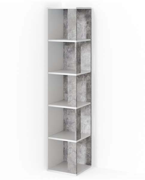 Eckregal Lio Beton 33.3 x 162.2 cm Vicco