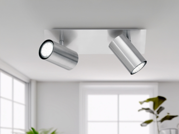 Trio Marley Deckenleuchte 35W, GU10, Nickel matt (802400207)