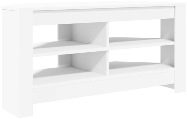 vidaXL EckTVSchrank Weiß 102 x 40,5 x 45 cm Holzwerkstoff 889775