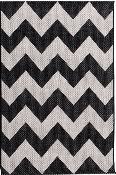 Dekoria Teppich Modern Chevron black/beige 160x230cm