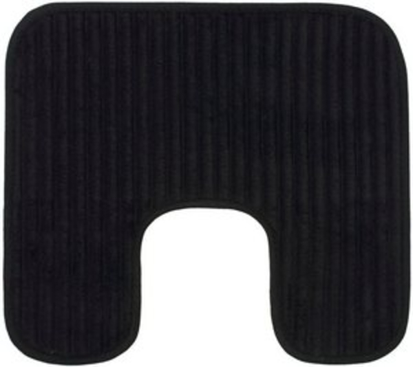 Gözze Badematte Berlin, Höhe 7 mm, rutschhemmend beschichtet, fußbodenheizungsgeeignet, Polyester, rechteckig, Badteppich, Uni Farben, Cord Optik, waschbar Bild 6