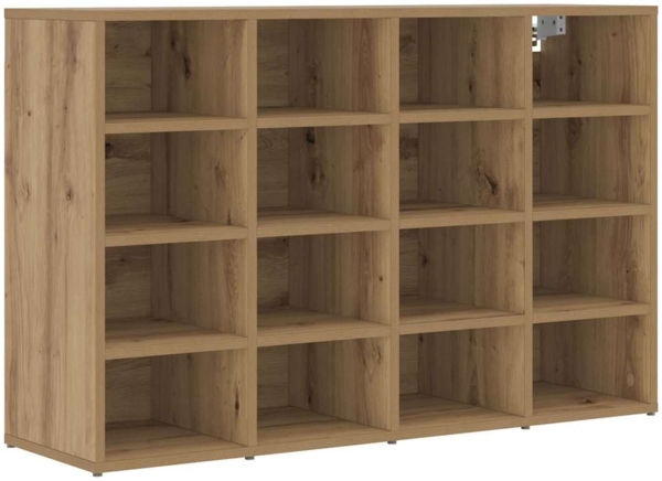 vidaXL Schuhschrank Artisan-Eiche 103 x 30 x 67 cm Holzwerkstoff 875219