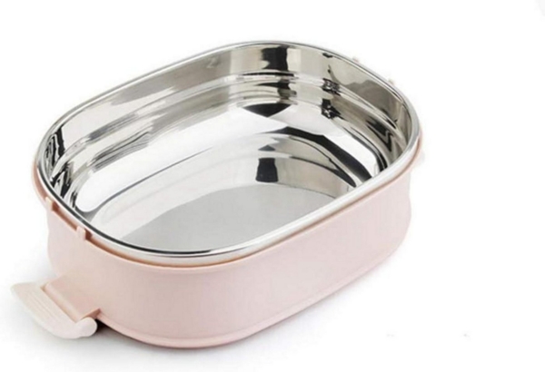 Edelstahl Thermobehälter Speisetransport 3 Etagen Lunchbox Bild 2