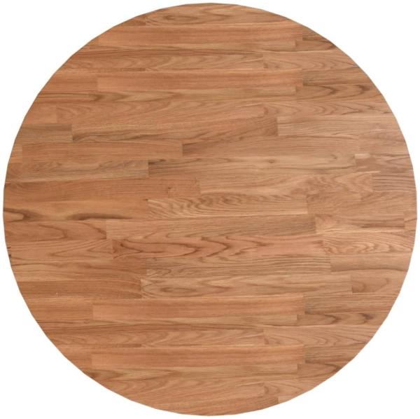 vidaXL Runde Tischplatte Hellbraun Ø60x1,5 cm Behandeltes Eichenholz 342961 Bild 3