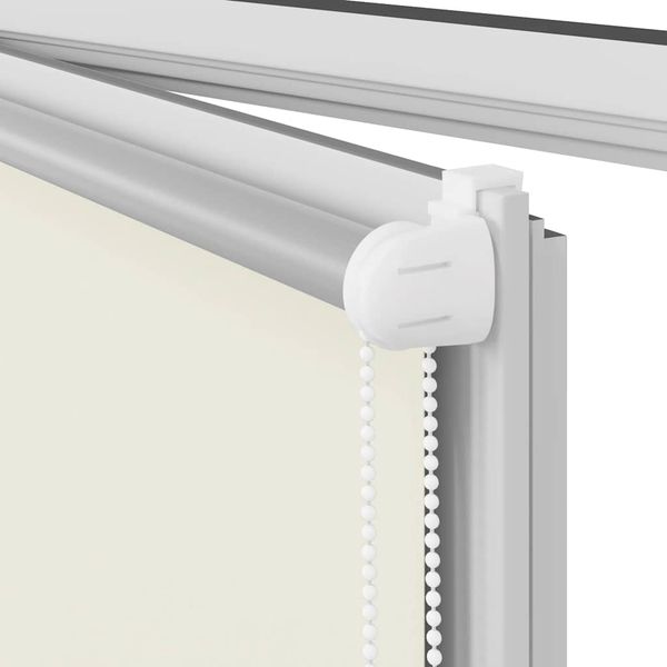vidaXL Verdunkelungsrollo Cremeweiß 80x210cm Stoffbreite 75,7 cm 4011696 Bild 12