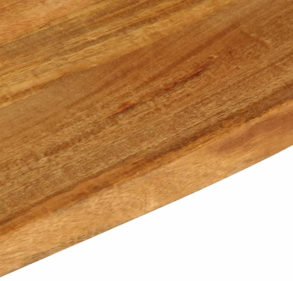 vidaXL Tischplatte mit Baumkante 50x40x3,8 cm Massivholz Mango 370583 Bild 7