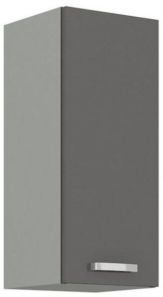 Küchen Hängeschrank 30 Hochglanz Grau Küchenzeile Küchenblock Küche Grey Bianca