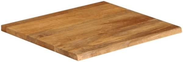 vidaXL Tischplatte mit Baumkante 60x60x2,5 cm Massivholz Mango 370546