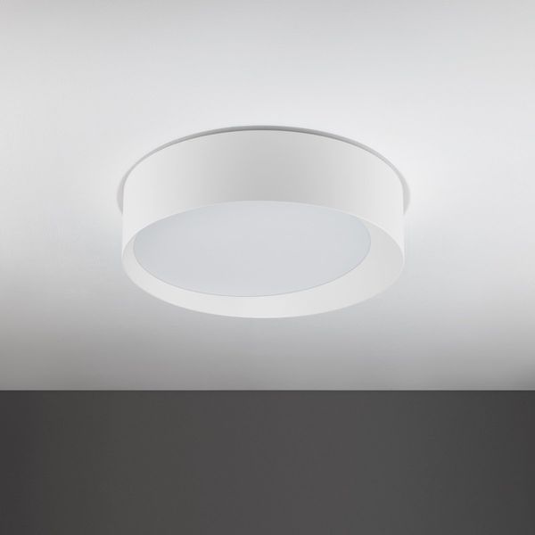 Nova Luce 9085222 OBY LED Deckenleuchte 45cm 3000K Weiss