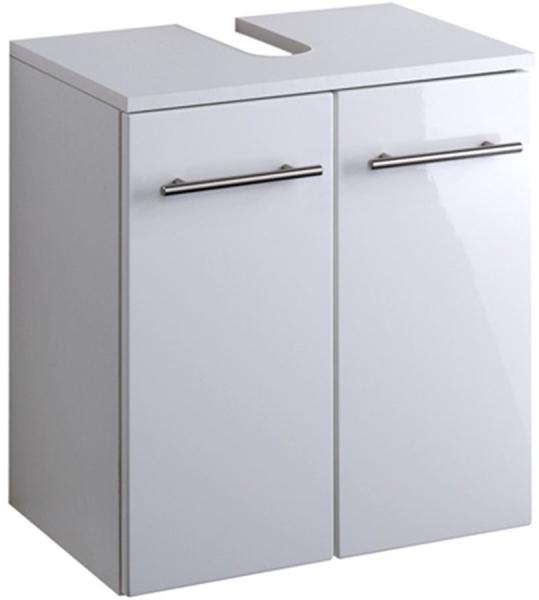 Waschbeckenschrank UDINE-03, Hochglanz weiß, B x H x T ca.: 50 x 53 x 34cm