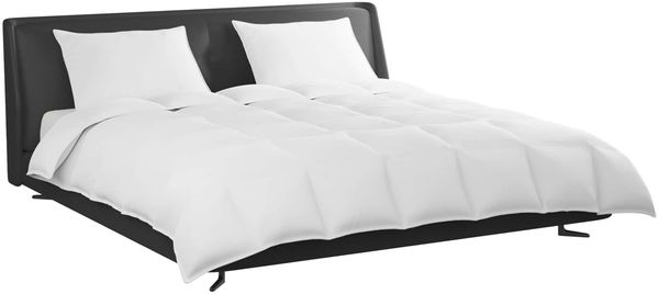 vidaXL Bettdecken Set mit Kissen 3 pcs Weiß Daunenfeder 3377139 Bild 3