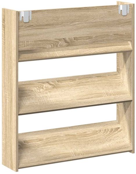 vidaXL Wand-Schuhschrank Sonoma-Eiche 80x18x90 cm Holzwerkstoff 806783 Bild 7