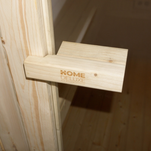 HOME DELUXE Outdoor Sauna CUBE S - 194 x 120 cm für 2 Personen Bild 10