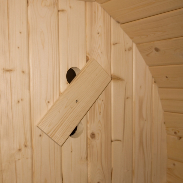 HOME DELUXE Outdoor Sauna CUBE S - 194 x 120 cm für 2 Personen Bild 8