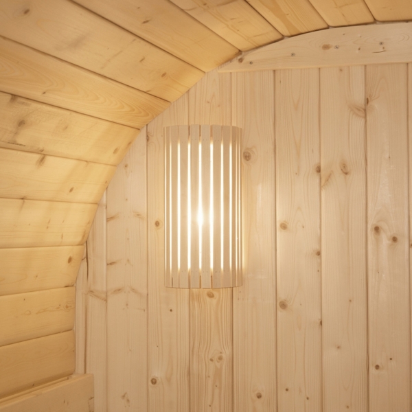 HOME DELUXE Outdoor Sauna CUBE S - 194 x 120 cm für 2 Personen Bild 6