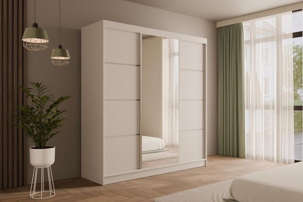 ALTDECOR Schiebetürenschrank V2-LOFTIA Spiegel Spiegeltüren Vielseitiger Schwebetürenschrank