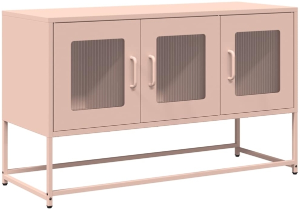 vidaXL TV-Schrank Rosa 100,5x39x60,5 cm Kaltgewalzter Stahl 853339