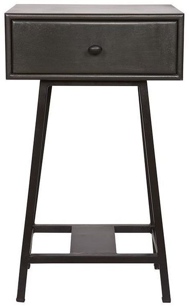 Beistelltisch Skybox aus Metall, Schwarz Bild 2