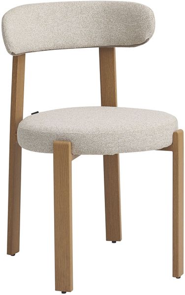 Selsey 'Afinatte' Esszimmerstuhl mit Bouclé-Bezug, Beige