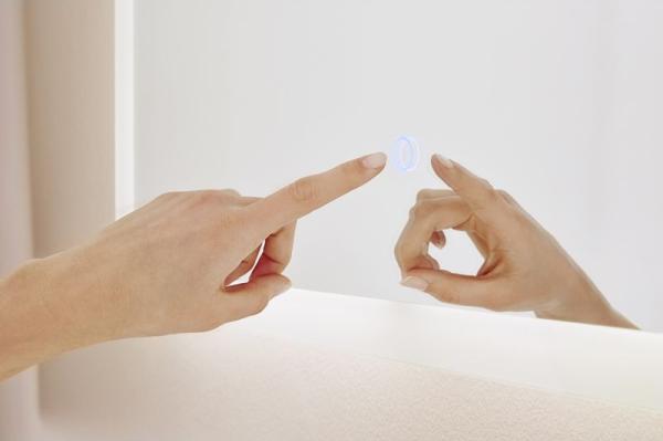LED Spiegel 90cm mit Touch Bedienung B x H x T ca. : 90 x 60 x 3,2 cm Bild 4
