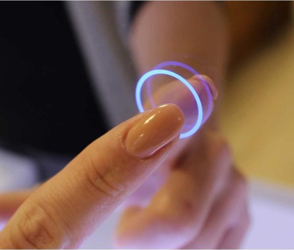 LED Spiegel 90cm mit Touch Bedienung B x H x T ca. : 90 x 60 x 3,2 cm Bild 5