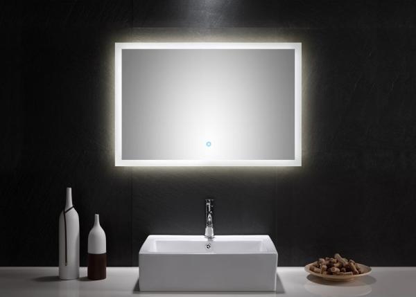 LED Spiegel 90cm mit Touch Bedienung B x H x T ca. : 90 x 60 x 3,2 cm Bild 3