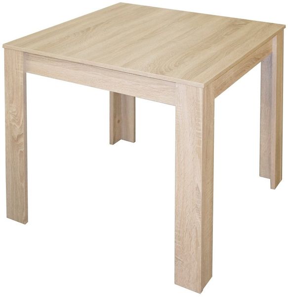Tisch Bistro & Bankett / Pit / 80x80, Holzfarben, 80 x 75 x 80 cm