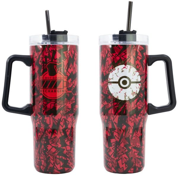 POKÉMON Coffee-to-go-Becher Pokemon Pikachu Edelstahl XL Iso Kaffeebecher Thermobecher To-Go, Edelstahl, 940 ml