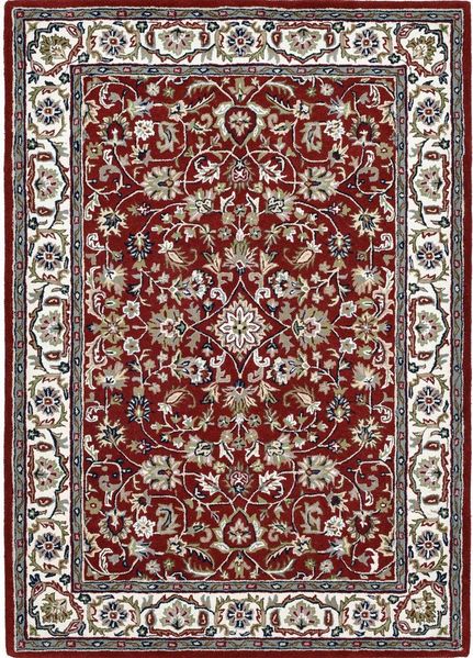 THEKO Wollteppich Royal Orient Isfahan, rechteckig, Höhe: 14 mm, handgetuftet, Orient-Optik, reine Wolle