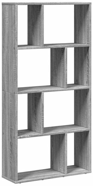 Bücherregal | Standregal Grau Sonoma 60x20x120,5 cm Holzwerkstoff