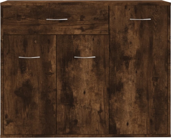 vidaXL Sideboard Räuchereiche 88x30x70 cm Holzwerkstoff 815366 Bild 4