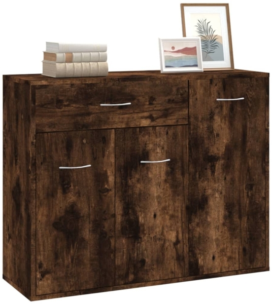 vidaXL Sideboard Räuchereiche 88x30x70 cm Holzwerkstoff 815366 Bild 3