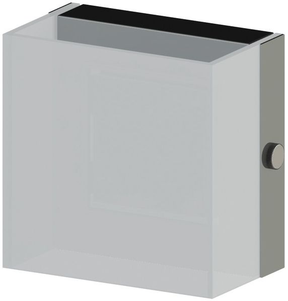 Eglo 95747 Wandleuchte Alea 2 in chrom Glas lackiert weiß 1X3,7W L:12,5 H:12cm