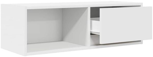 2 pcs TV-Schrank, Lowboard TV Weiß 80x31x25,5 cm Holzwerkstoff Bild 5