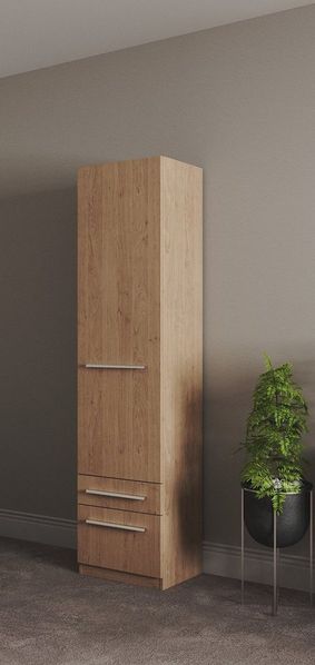 priess Kleiderschrank Schrank Garderobe Wäscheschrank Barcelona in 5 Breiten viel Stauraum, geräumige Schubkästen, mit Spiegel, MADE IN GERMANY