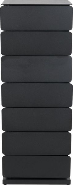 Spinder JOEY 7 Dresser: Minimalistischer Stahl-Schrank, Schwarz