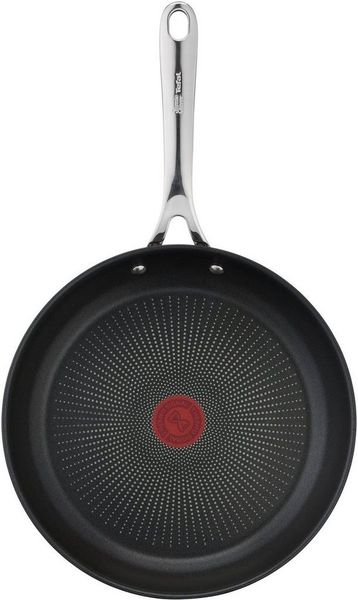Tefal Pfannen-Set Jamie Oliver Cook Smart für alle Herdarten, Induktion, Thermo-Signal, Edelstahl (Set, 3-tlg, Pfannen 20/24/28 cm), Antihaftversiegelung, besonders lange Lebensdauer. ergonomischer Griff