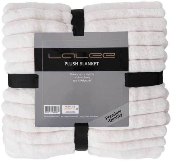Wohndecke PLUSH, GMD Living, superweiche flauschige Kuscheldecke, in Premium Qualität