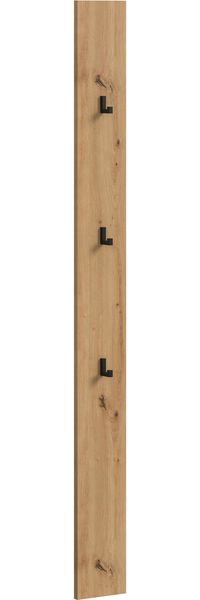 Garderobenpaneel >Drive< in artisan oak - 160x13x6cm (BxHxT)