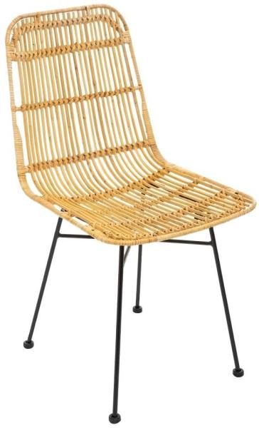 Stuhl Kubu Rattan Metall - Atmosphera