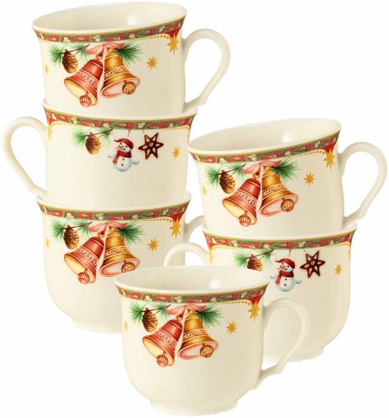 Seltmann Weiden Marieluise Weihnachtsnostalgie Kaffeetasse 230 ml 6er Set